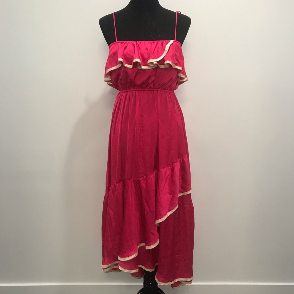 Arden B Pink Ruffled Dress - Picture 3 of 9